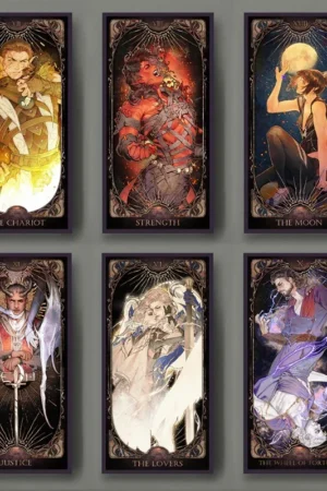Hot Video Game B-Baldur's Gate 3 Fantasy Anime Character Tarot Poster Canvas Printed Wall Art Pictures Home Decor Gift